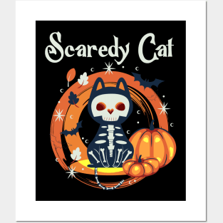 Scaredy Cat Posters and Art